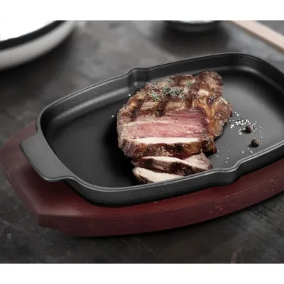 Чавунна сковорода зі знімною ручкою і підставкою 33,5х21 см GRILLI 777201 - 5 Чавунна сковорода зі знімною ручкою і підставкою 33,5х21 см GRILLI 777201 - 5 - Robinzon.ua