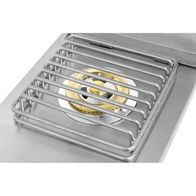 Одинарная встраиваемая конфорка с крышкой GRILLI 888002. - 3 - Robinzon.ua