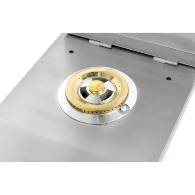 Одинарная встраиваемая конфорка с крышкой GRILLI 888002. - 4 - Robinzon.ua