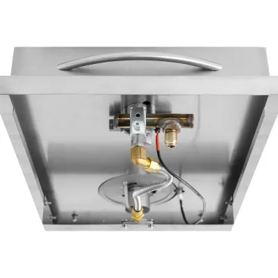 Одинарная встраиваемая конфорка с крышкой GRILLI 888002. - 6 - Robinzon.ua