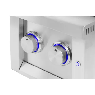 Подвійна вбудована конфорка з кришкою GRILLI 888003 - 4 - Robinzon.ua