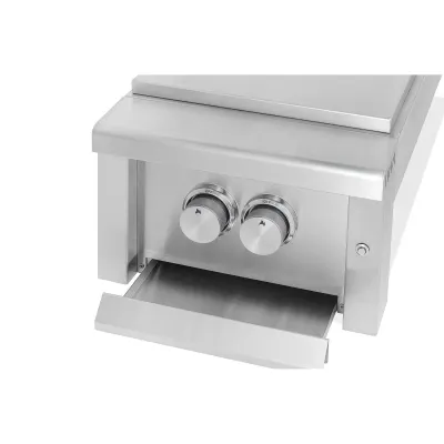 Двойная встраиваемая конфорка с крышкой GRILLI 888004. - 2 - Robinzon.ua