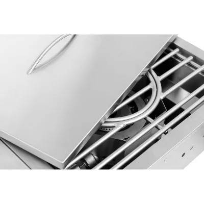 Двойная встраиваемая конфорка с крышкой GRILLI 888004. - 6 - Robinzon.ua