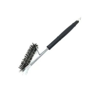 Щётка для гриля трехрядная 2в1 (щётка+скребок) GRILLI 777455. - 3 - Robinzon.ua