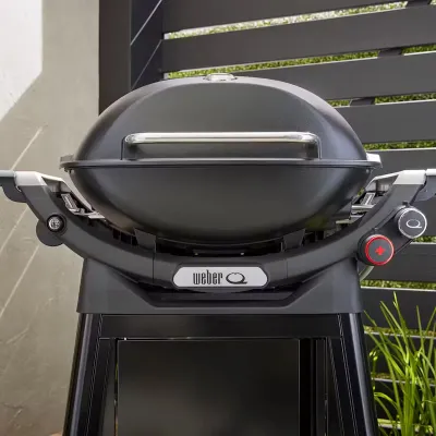 Газовый гриль Weber Q3200N Black с боковыми столиками на тележке Premium 1501126. - 4 - Robinzon.ua