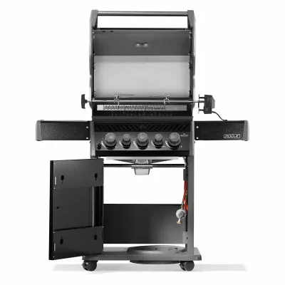 Газовий гриль Napoleon Rogue 425R з бічним пальником Sizzle Zone та вертілем, чорний RB425RSBPK-2-UA-R - 3 - Robinzon.ua