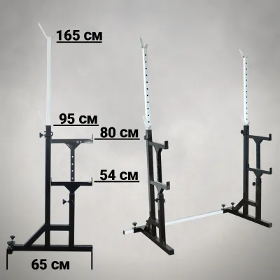 Лавка з від'ємним кутом 40 на 40 мм + Стійки зі страховкою 50 на 50 мм - 2 - Robinzon.ua