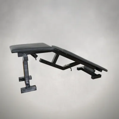 Лавка з від'ємним кутом 40 на 40 мм + Стійки зі страховкою 40 на 40 мм + бруси та штирі під бліни - 1 - Robinzon.ua