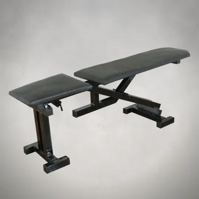 Лавка з від'ємним кутом 40 на 40 мм + Стійки зі страховкою 40 на 40 мм + бруси та штирі під бліни - 4 - Robinzon.ua