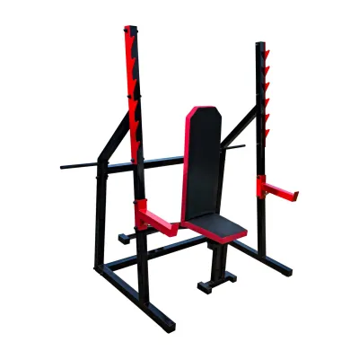 Скамья с отрицательным углом 40 40 мм + Стойки для присяда под штангу 50 на 50 мм - 2 Скамья с отрицательным углом 40 40 мм + Стойки для присяда под штангу 50 на 50 мм - 2 - Robinzon.ua