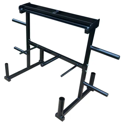 Стійка для зберігання грифів, дисків та гантелей KZ-808 Стійки для гантелей, грифів та дисків розбірна - 1 - Robinzon.ua