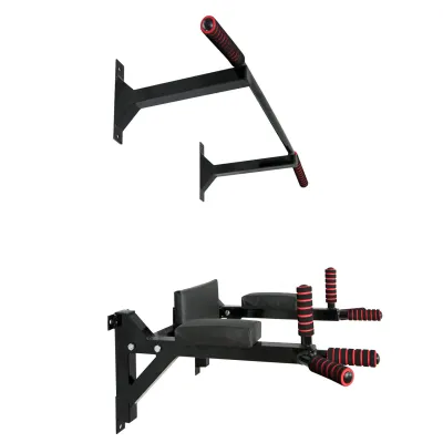 Турнік бруси прес стаціонарний 3 в 1 KZ-551 Спортивні стінки та турніки для дому Чорний - 3 - Robinzon.ua