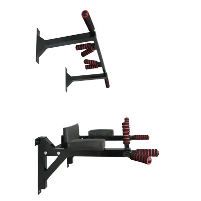 Турник брусья пресс стационарный 3 в 1 KZ-553 Спортивные стенки и турники для дома Черный - 3 - Robinzon.ua