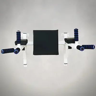 Турник брусья пресс стационарный 3 в 1 KZ-555 Спортивные стенки и турники для дома Белый - 3 - Robinzon.ua