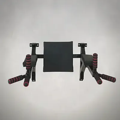 Турник брусья пресс стационарный 3 в 1 KZ-556 Спортивные стенки и турники для дома Черный - 2 - Robinzon.ua