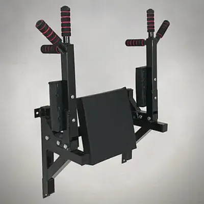 Турник брусья пресс стационарный 3 в 1 KZ-557 Спортивные стенки и турники для дома Черный - 2 - Robinzon.ua