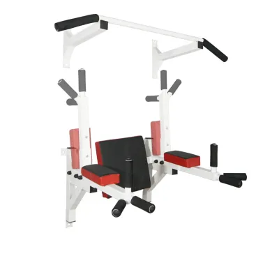 Турнік бруси прес стаціонарний 3 в 1 KZ-559 Спортивні стінки та турніки для дому Білий - 1 - Robinzon.ua
