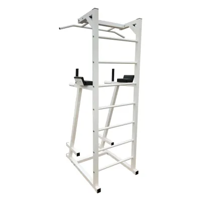 Турник + пресс + брусья шведская стенка 60х60 мм Белый Спортивные стенки и турники для дома разборная - 3 - Robinzon.ua