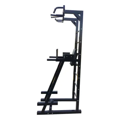 Турник + пресс + брусья шведская стенка 50х50 мм KZ-837 Черный Спортивные стенки и турники для дома разборная - 2 - Robinzon.ua