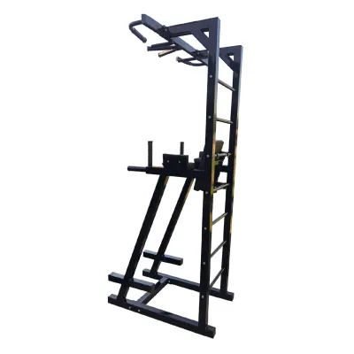 Турник + пресс + брусья шведская стенка 50х50 мм KZ-837 Черный Спортивные стенки и турники для дома разборная - 3 - Robinzon.ua