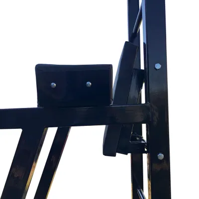 Турник + пресс + брусья шведская стенка 60х60 мм KZ-837 Черный Спортивные стенки и турники для дома разборная - 5 - Robinzon.ua