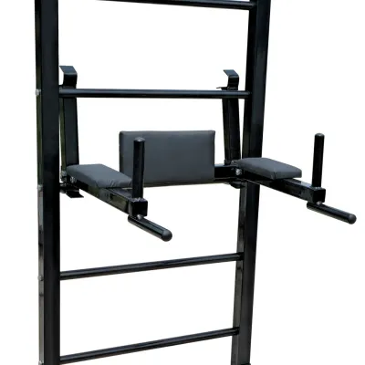 Турник + пресс + брусья шведская стенка 50х50 мм KZ-832 Черный Спортивные стенки и турники для дома разборная - 2 - Robinzon.ua