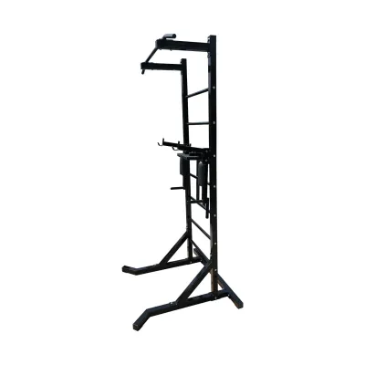 Турник + пресс + брусья шведская стенка 50х50 мм KZ-832 Черный Спортивные стенки и турники для дома разборная - 3 - Robinzon.ua