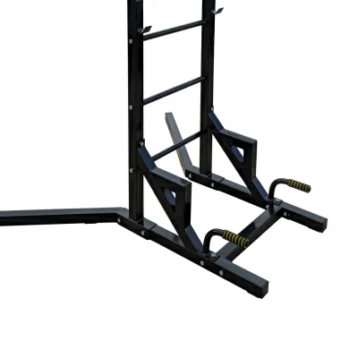 Турник + брусья + крепление под грушу напольная стойка 50х50 мм KZ-838 разборная - 1 - Robinzon.ua