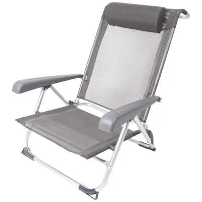 Крісло розкладне Bo-Camp Saint-Tropez Grey (1204796) - 3 Крісло розкладне Bo-Camp Saint-Tropez Grey (1204796) - 3 - Robinzon.ua