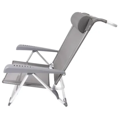 Крісло розкладне Bo-Camp Saint-Tropez Grey (1204796) - 4 Крісло розкладне Bo-Camp Saint-Tropez Grey (1204796) - 4 - Robinzon.ua