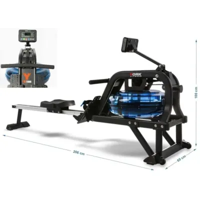 Гребний акватренажер York Fitness 1000 WATER RESISTANT - 3 - Robinzon.ua