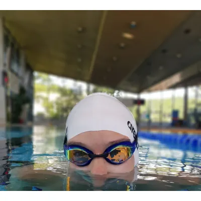 Окуляри для плавання Arena AIR-SPEED MIRROR Жовтий, Мідно-синій OSFM (003151-203 OSFM) - 4 Окуляри для плавання Arena AIR-SPEED MIRROR Жовтий, Мідно-синій OSFM (003151-203 OSFM) - 4 - Robinzon.ua