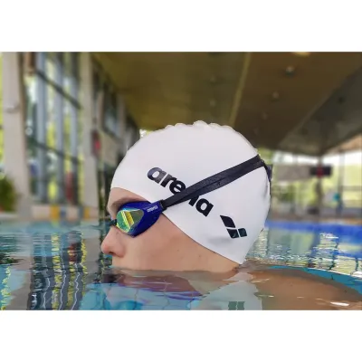 Окуляри для плавання Arena AIR-SPEED MIRROR Жовтий, Мідно-синій OSFM (003151-203 OSFM) - 5 Окуляри для плавання Arena AIR-SPEED MIRROR Жовтий, Мідно-синій OSFM (003151-203 OSFM) - 5 - Robinzon.ua