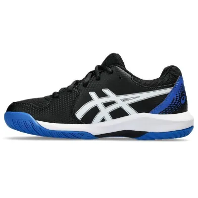 Дитячі кросівки Asics Gel-Dedicate 8 GS Чорний Синій 34.5 (1044A077-002 34.5) - 1 - Robinzon.ua