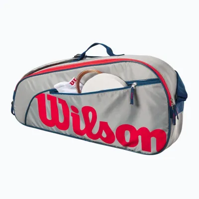 Тенісний Чохол Wilson JUNIOR 3 PACK GREY/RD WR8023901001 - 2 Тенісний Чохол Wilson JUNIOR 3 PACK GREY/RD WR8023901001 - 2 - Robinzon.ua