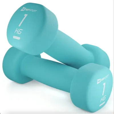 Гантели для фитнеса неопреновые круглые Hop-Sport 2 по 1 кг - 1 - Robinzon.ua