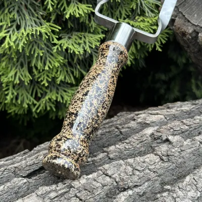 Подвійний шампур Mzavod з дерев'яною ручкою 630х12х3мм мармуровий - 3 Подвійний шампур Mzavod з дерев'яною ручкою 630х12х3мм мармуровий - 3 - Robinzon.ua