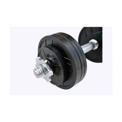 Гантель обрезиненная наборная Одна на 7 кг Гантели, гири, штанги и диски металлическая - 1 - Robinzon.ua