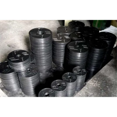 Гантель обрезиненная наборная Одна на 31 кг  Гантели, гири, штанги и диски металлическая - 5 - Robinzon.ua