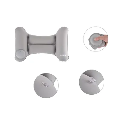 Надувна подушка ROMIX Сіра (RH35GR) - 1 Надувна подушка ROMIX Сіра (RH35GR) - 1 - Robinzon.ua