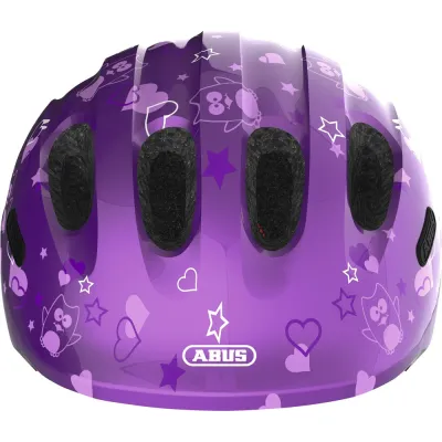 Велосипедний дитячий шолом ABUS SMILEY 2.0 M Purple Star (725692) - 2 - Robinzon.ua