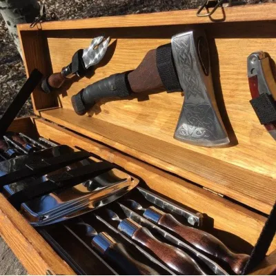 Набір шампурів Gorillas Market "Рись" Gorillas BBQ - 3 Набір шампурів Gorillas Market "Рись" Gorillas BBQ - 3 - Robinzon.ua