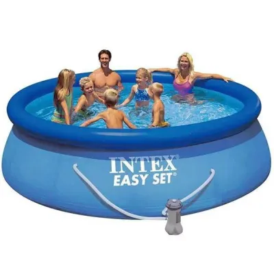 Басейн надувний з фільтр-насосом Intex Easy Set Pool 28142 366х84 см - 2 Басейн надувний з фільтр-насосом Intex Easy Set Pool 28142 366х84 см - 2 - Robinzon.ua