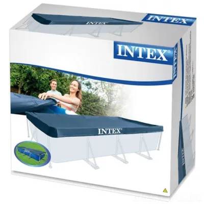 Тент для каркасних басейнів Intex Rectangular Frame 28038, 300х200 см Blue - 3 Тент для каркасних басейнів Intex Rectangular Frame 28038, 300х200 см Blue - 3 - Robinzon.ua