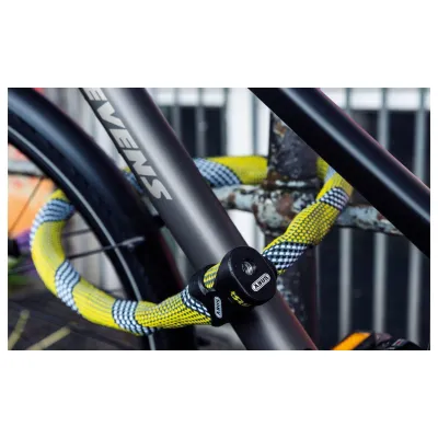 Велозамок ABUS 7210/85 IvyTex Racing Black-Yellow (877780) - 1 Велозамок ABUS 7210/85 IvyTex Racing Black-Yellow (877780) - 1 - Robinzon.ua