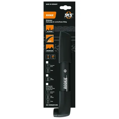 Насос ручний на багажник SKS ROOKIE 240 mm BLACK (509187) - 1 Насос ручний на багажник SKS ROOKIE 240 mm BLACK (509187) - 1 - Robinzon.ua