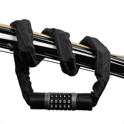 Замок велосипедний кодовий West Biking 0705037 0,93 m Чорний (4962-15275) - 1 - Robinzon.ua