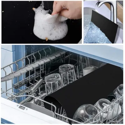 Антипригарний килимок для BBQ та гриля Чорний (vol-777) - 3 - Robinzon.ua