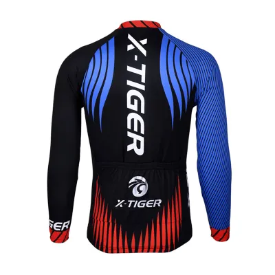 Джерси велосипедная X-Тiger XM-CY-011 Blue S мужская с длинным рукавом - 2 Джерси велосипедная X-Тiger XM-CY-011 Blue S мужская с длинным рукавом - 2 - Robinzon.ua