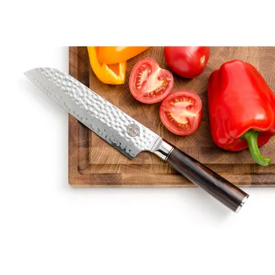 Профессиональный нож из дамасской стали Santoku 18 см GRILLI 88871. - 6 - Robinzon.ua